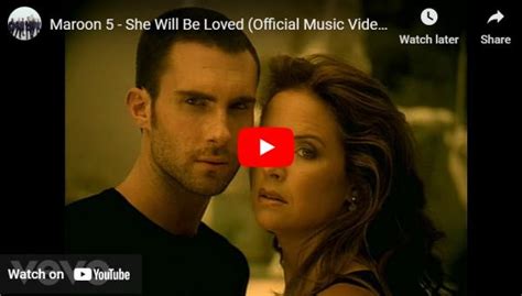 lagu she will be loved|she'll be loved song.